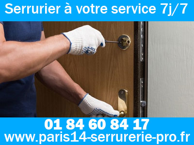 Serrurier Paris 14 à votre service